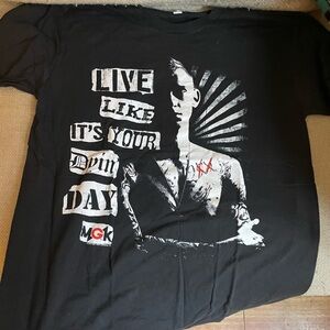 Mgk end of the road shirt. Live like it’s your dying day